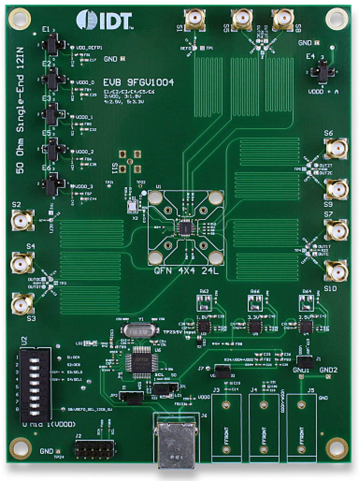 9FGV1004 - Evaluation Board (top)