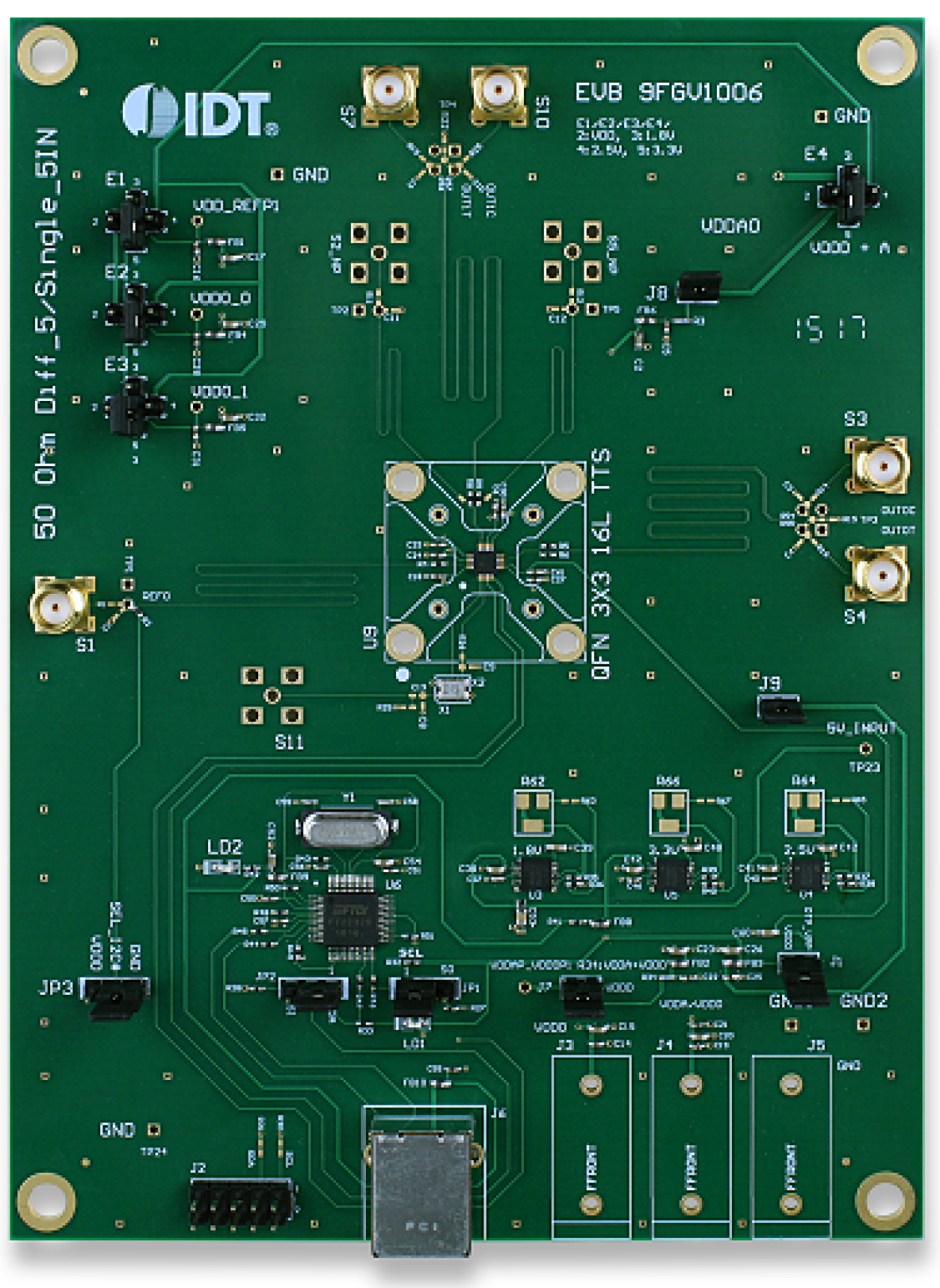 9FGV1006 - Evaluation Board (top)