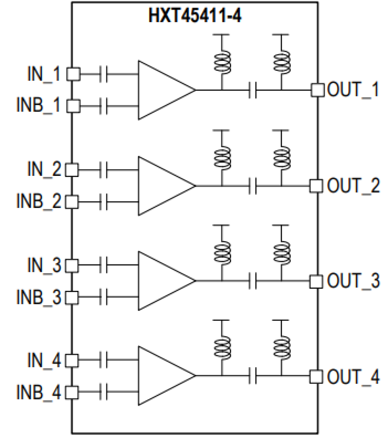 HXT45411-4 - Block Diagram