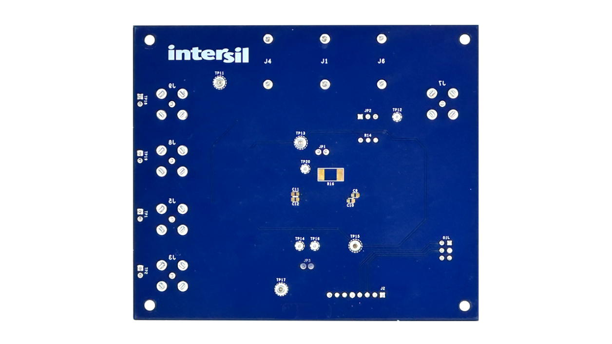 ISL74420MEV1Z Evaluation Board - Bottom