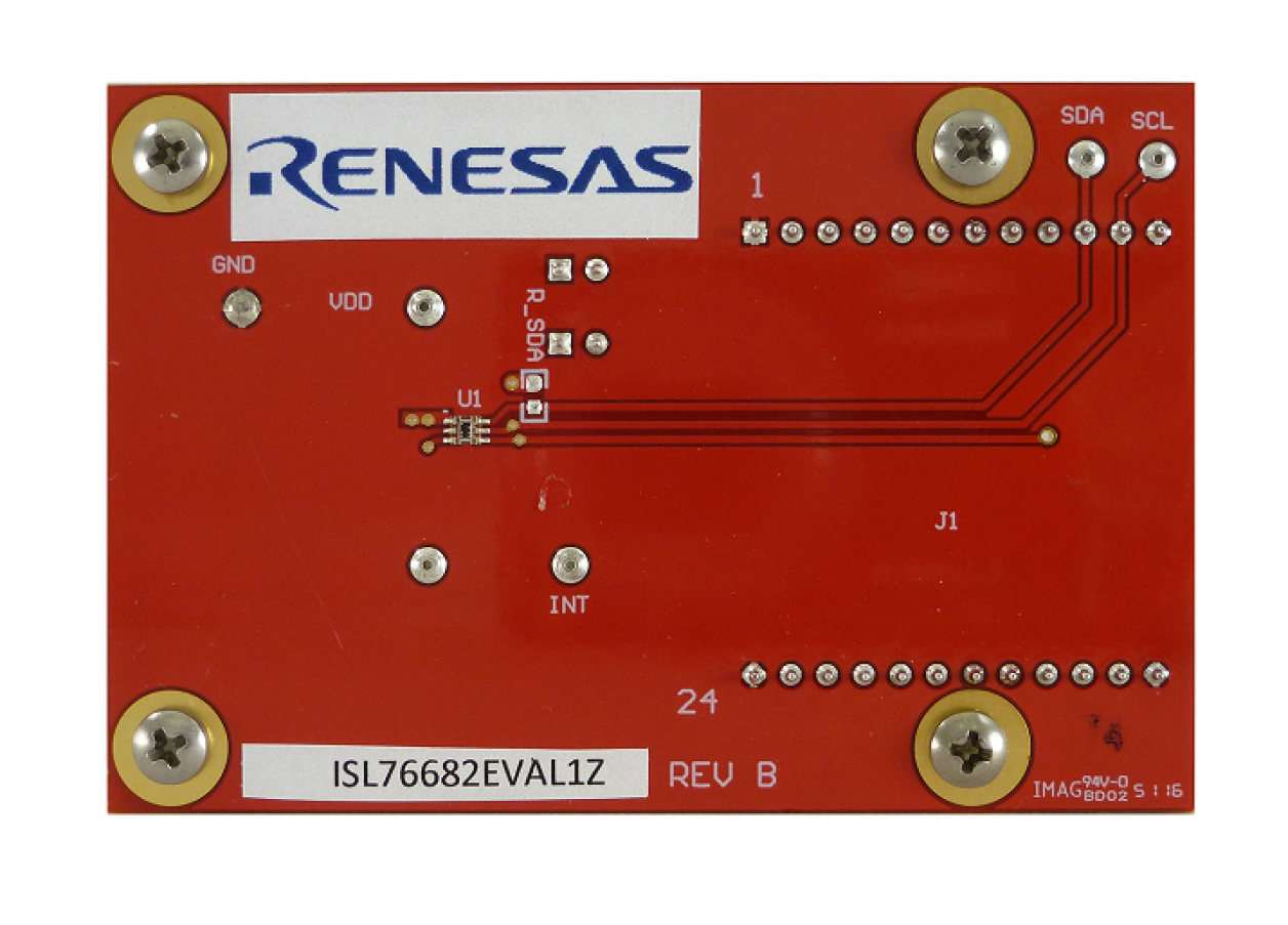 ISL76682EVAL1Z - Evaluation Board (top)
