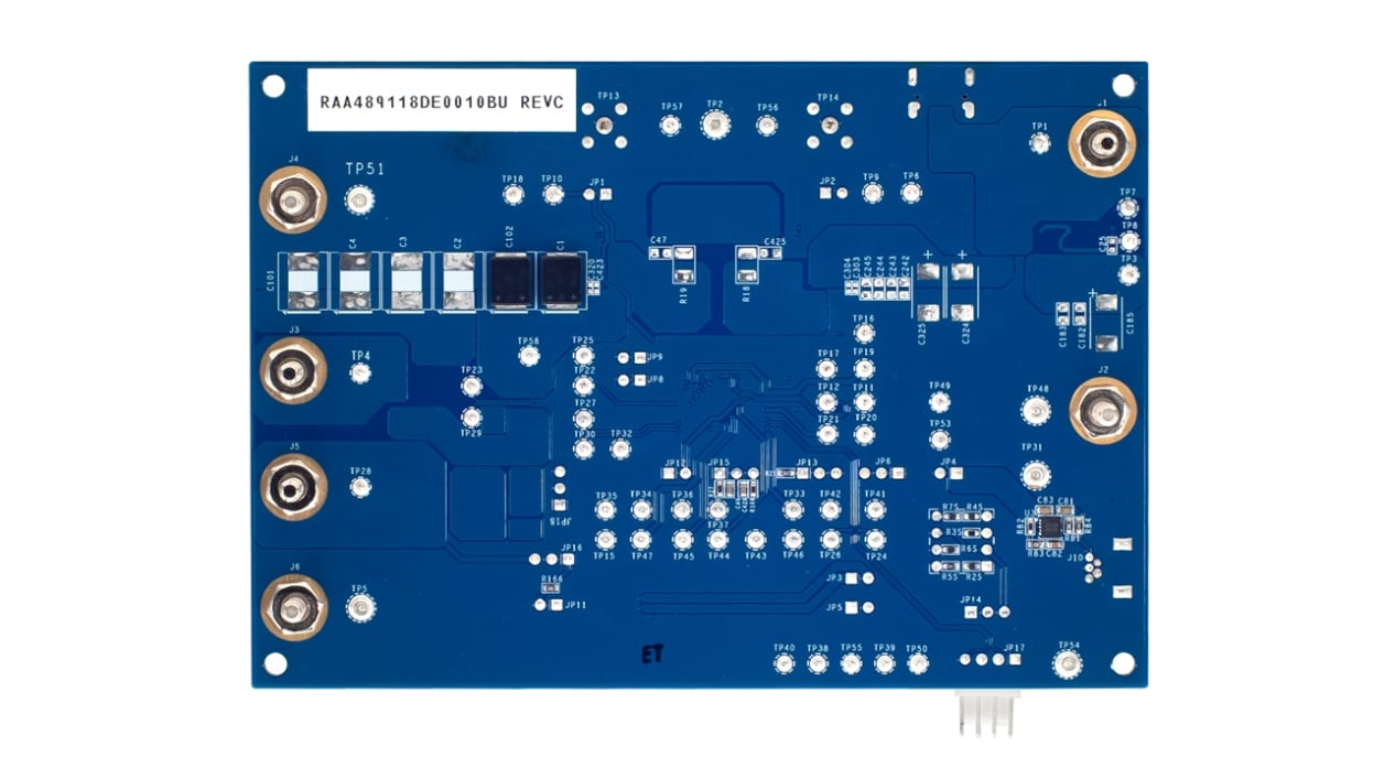 RTKA489118DE0010BU 评估板 - 背面