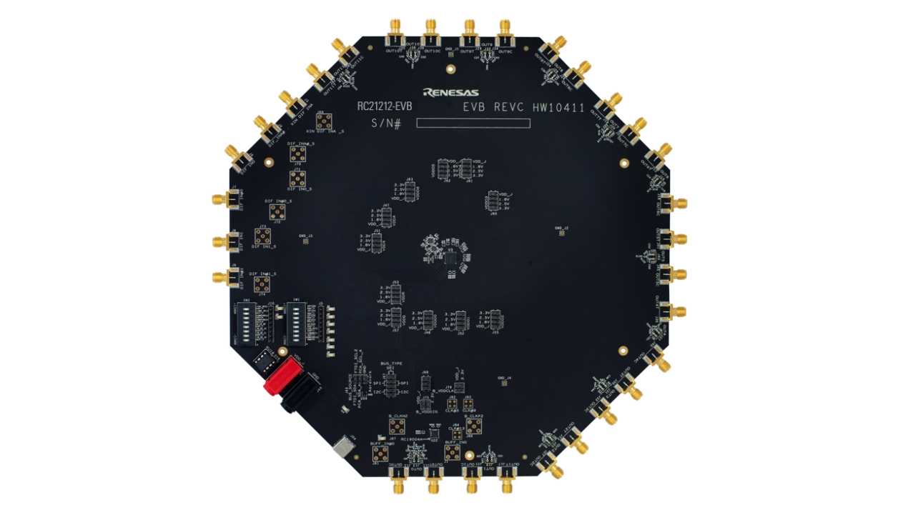 RC21212-EVB评估板 - 正面