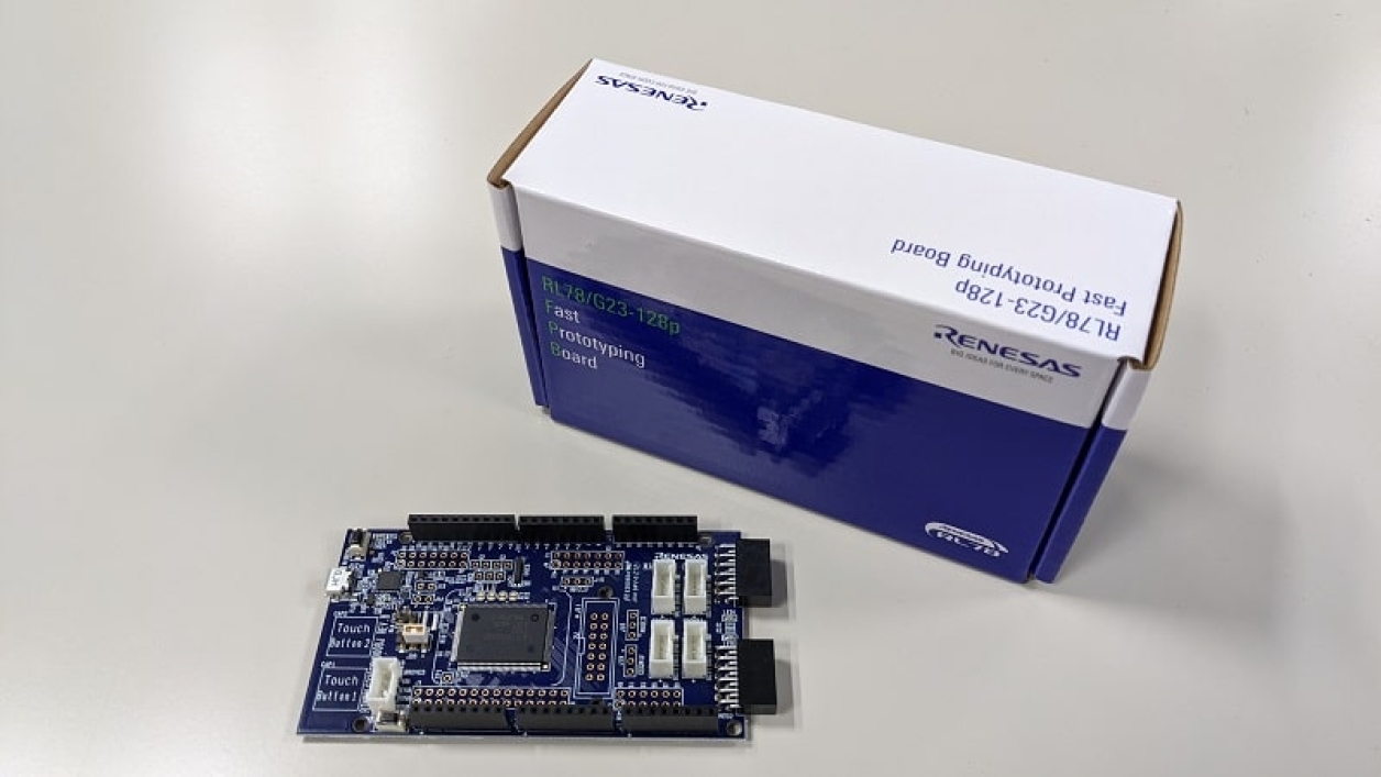 RL78/G23-128p 快速原型开发板和包装盒