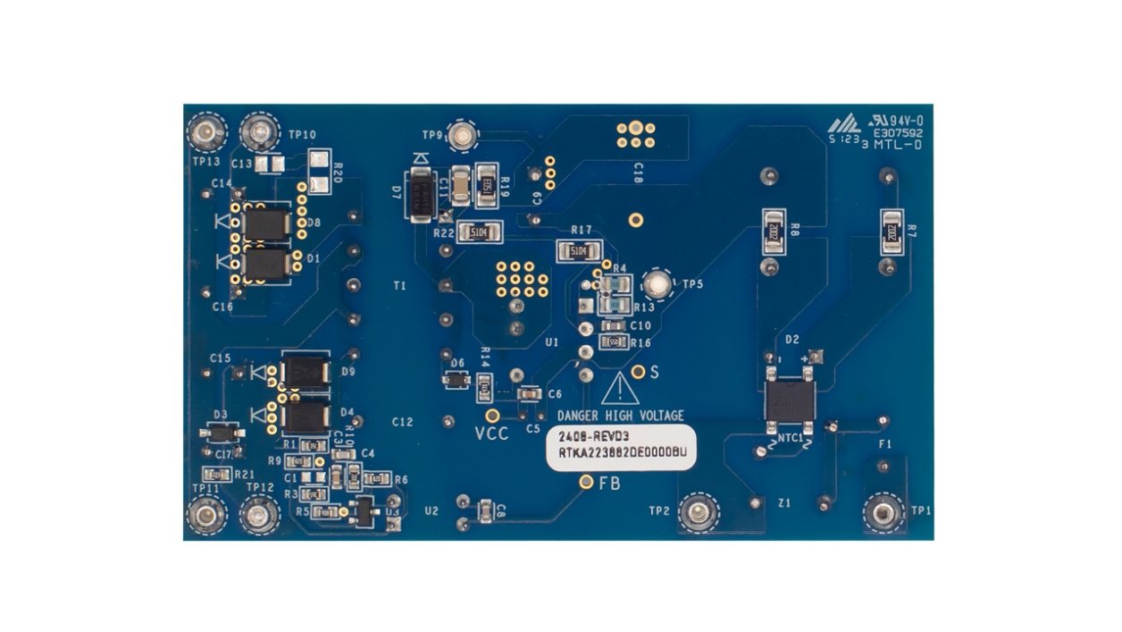 RTKA223882DE0000BU 评估板 - 背面