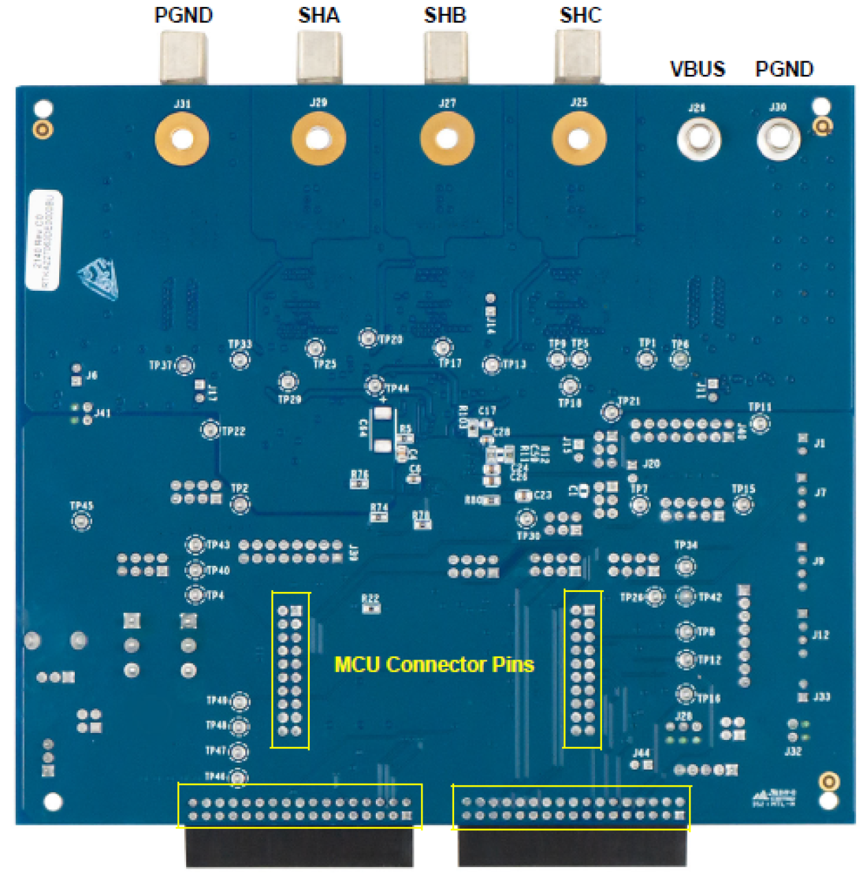 RTKA227063DE0000BU - Evaluation Board (bottom)
