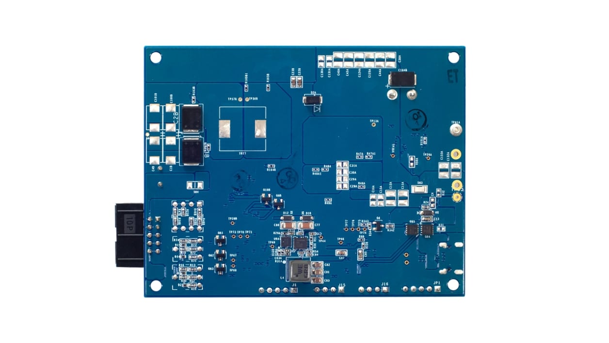 140W USB Type-C 电池系统评估板 - 背面