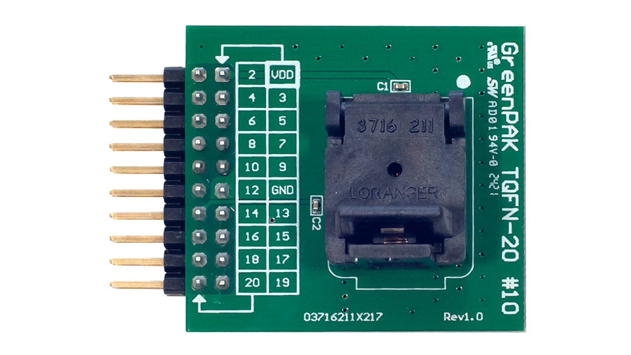 SLG46538AP-SKT 插座适配器 - 正面
