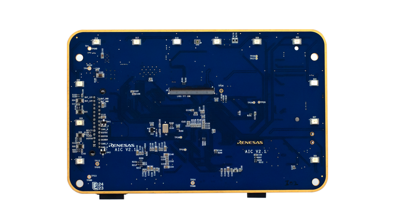 AIC-V2 参考设计电路板 - 底视图