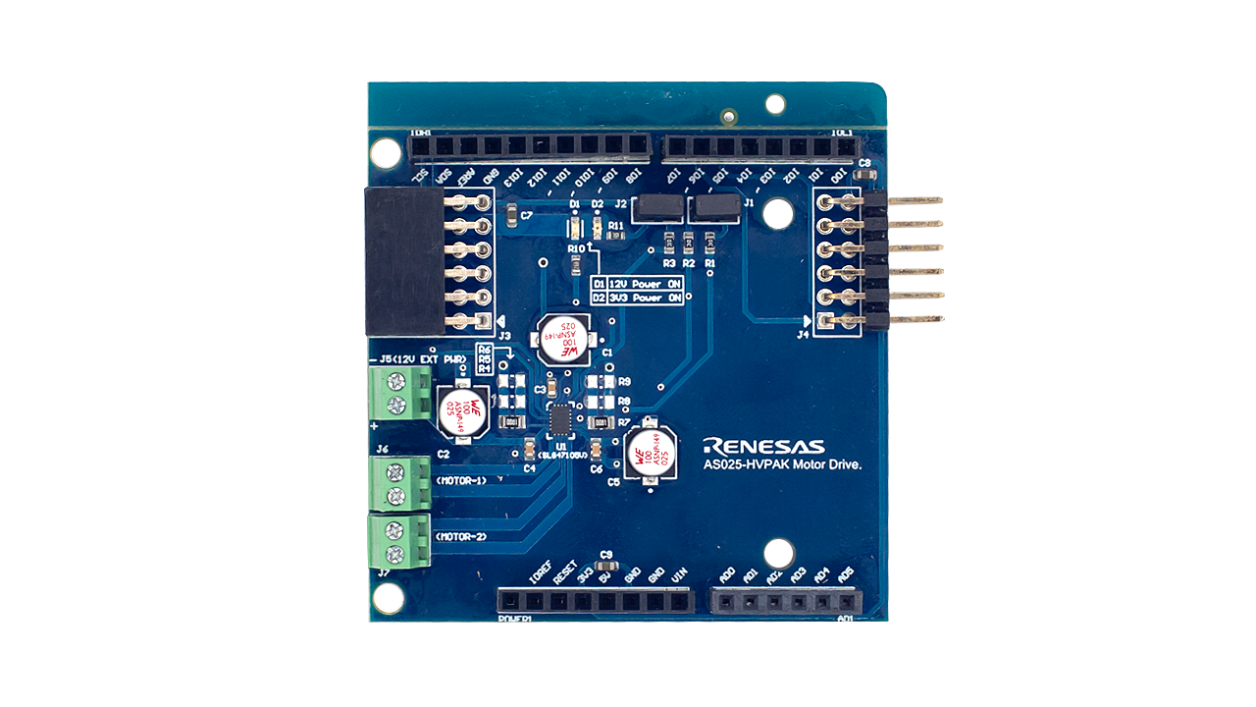 AS025HVPAKDCM-REFZ 电路板 - 顶视图