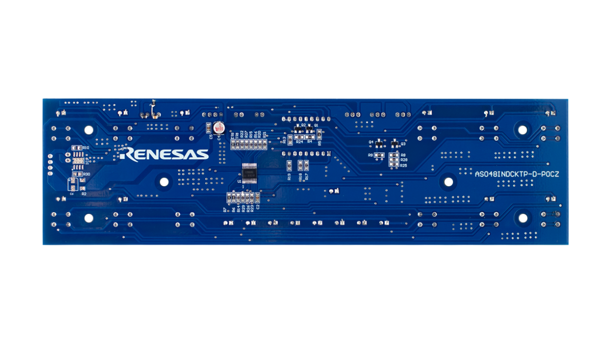AS048INDCKTP-D-POCZ 参考设计电路板 - 底视图