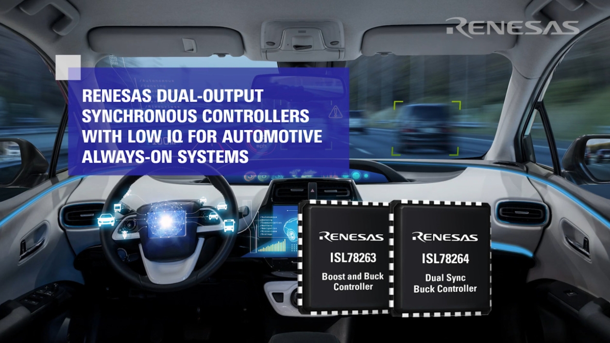 ISL78263/4 Dual 40V Low IQ Controllers With Spread Spectrum Clocking