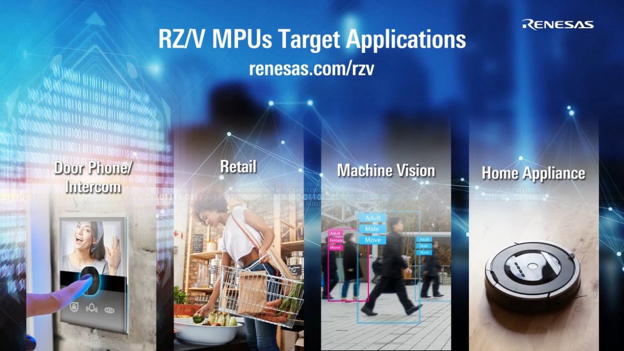 RZ/V Microprocessor (MPU) Ideal for Vision AI