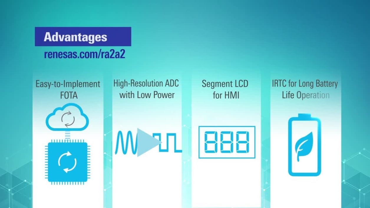 RA2A2 48 MHz Arm® Cortex®-M23 Core MCU