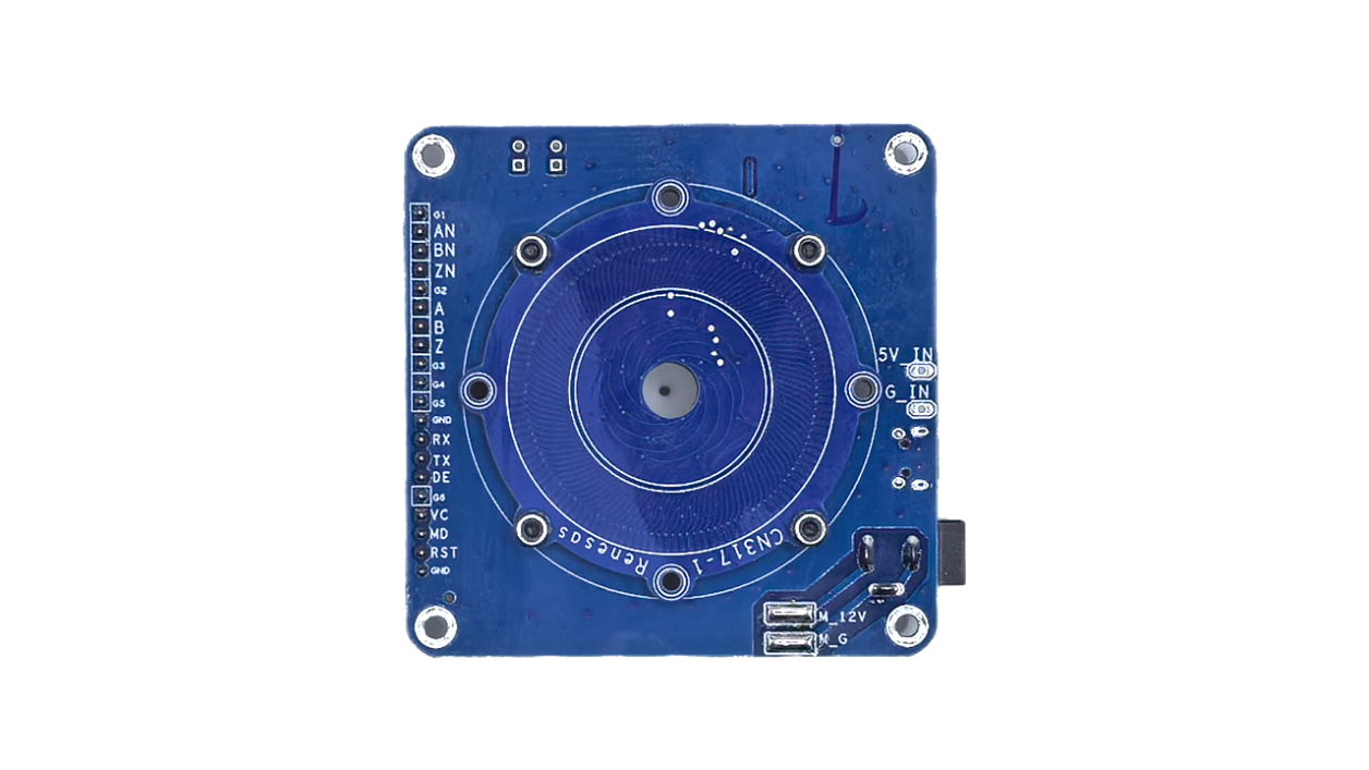 CN317-ABSIPSPOCZ 参考设计电路板 - 底视图
