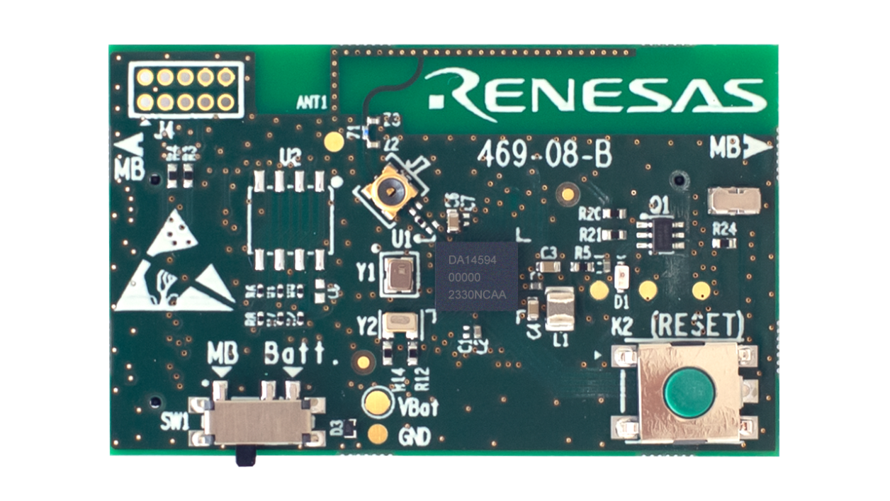 DA14594-006FDB-P Development Board - Top