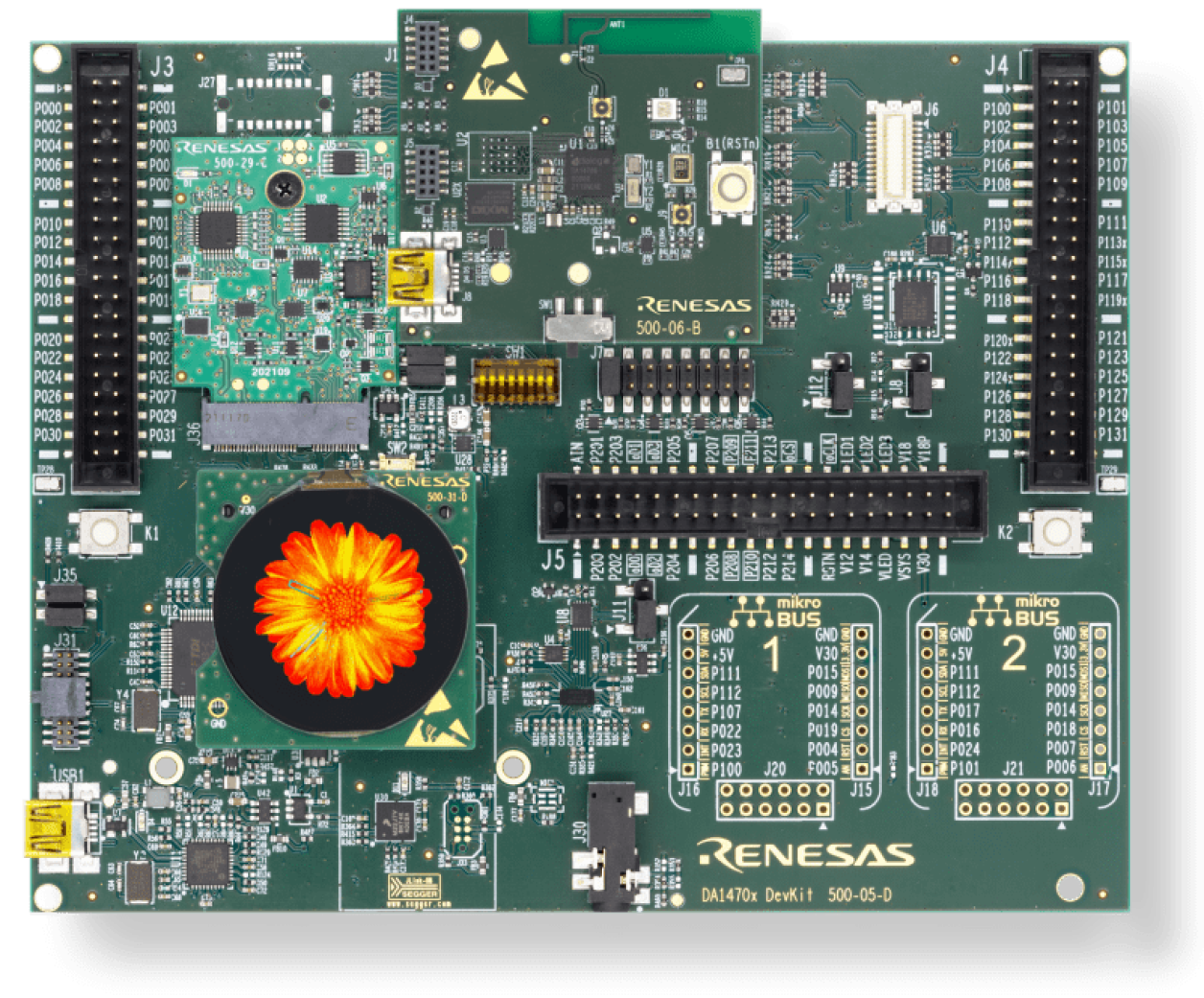 DA1470x Development Kit Pro - Mother Board