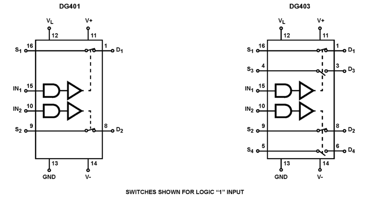 DG401_DG403 Functional Diagram
