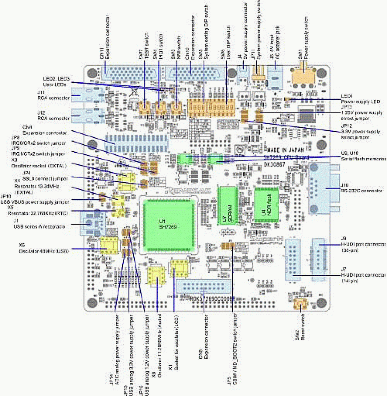 R0K572690C000BR Top View of the Component Side
