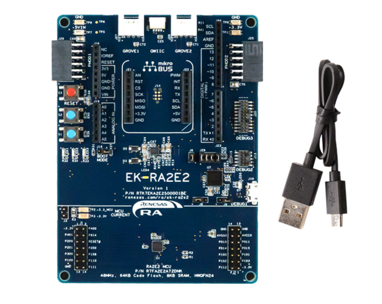 EK-RA2E2 Kit Contents