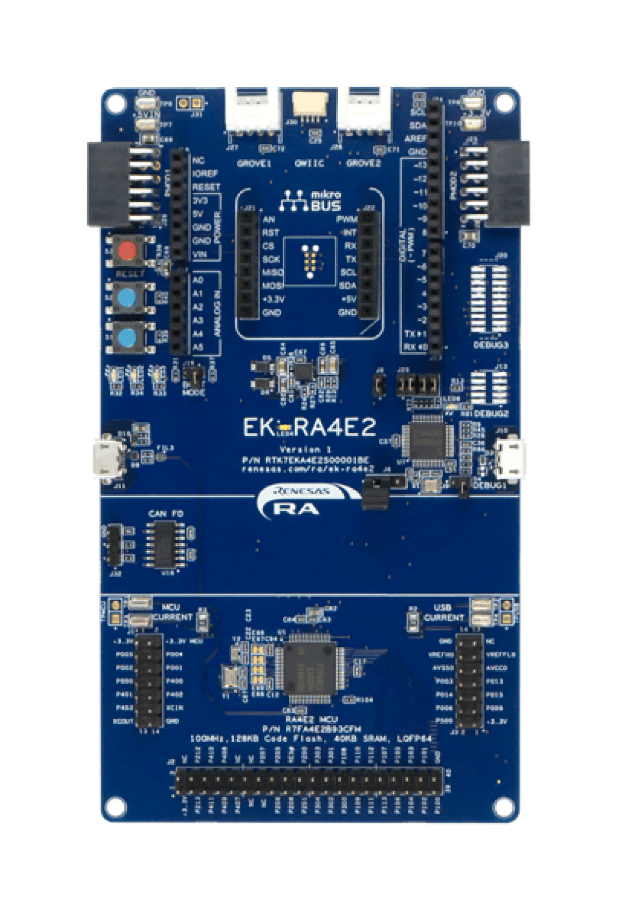 EK-RA4E2 Evaluation Board