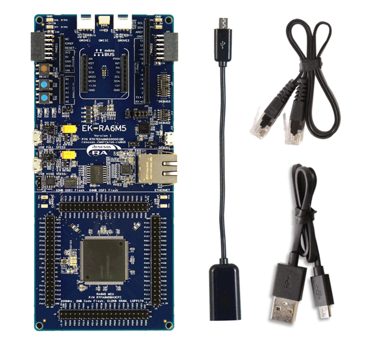 EK-RA6M5 Kit Contents