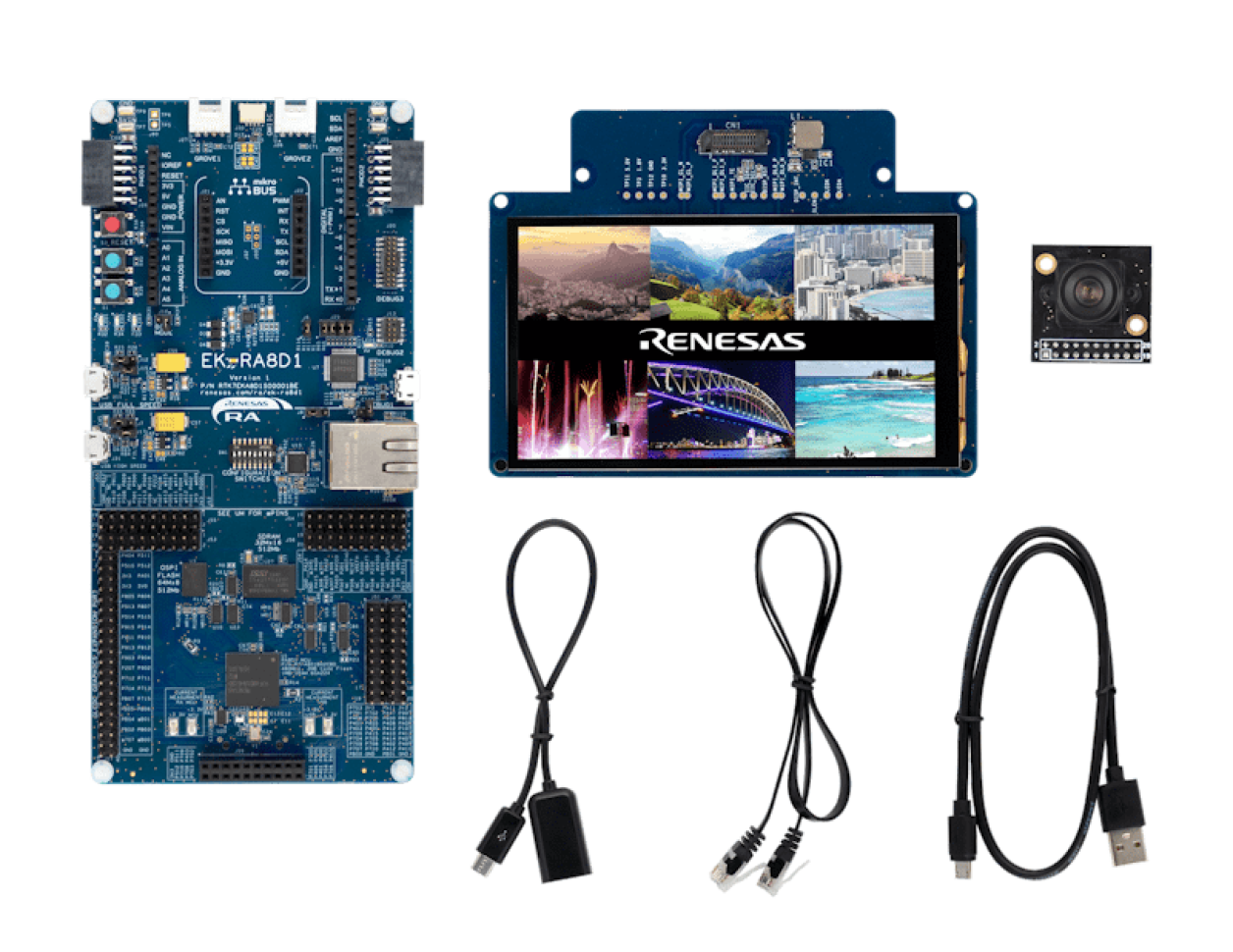 EK-RA8D1 Kit Contents