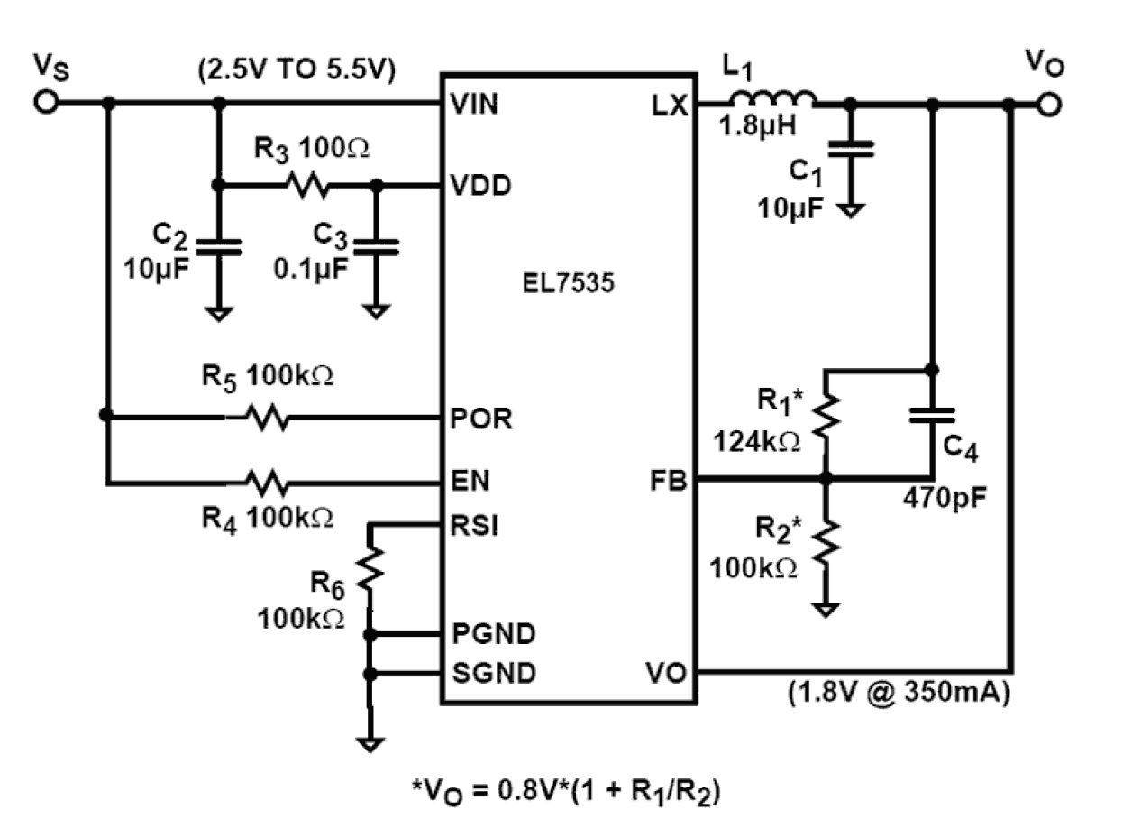 EL7535 Functional Diagram