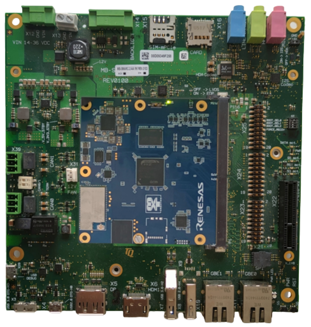 RZ/V2L Vision AI Platform Reference Design Board
