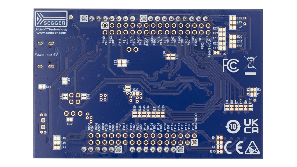 FPB-RA0E2 Evaluation Board - Bottom