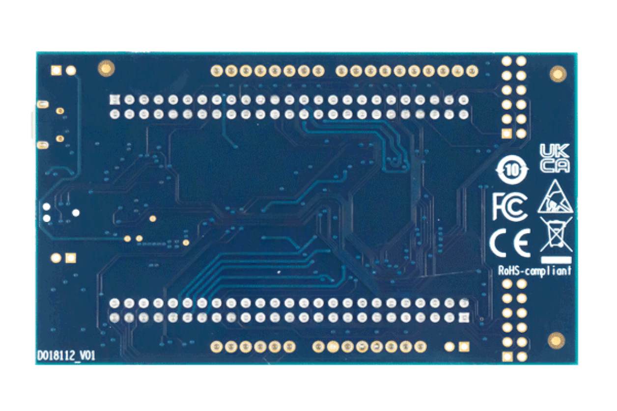 RA4E1 Fast Prototyping Board - Bottom