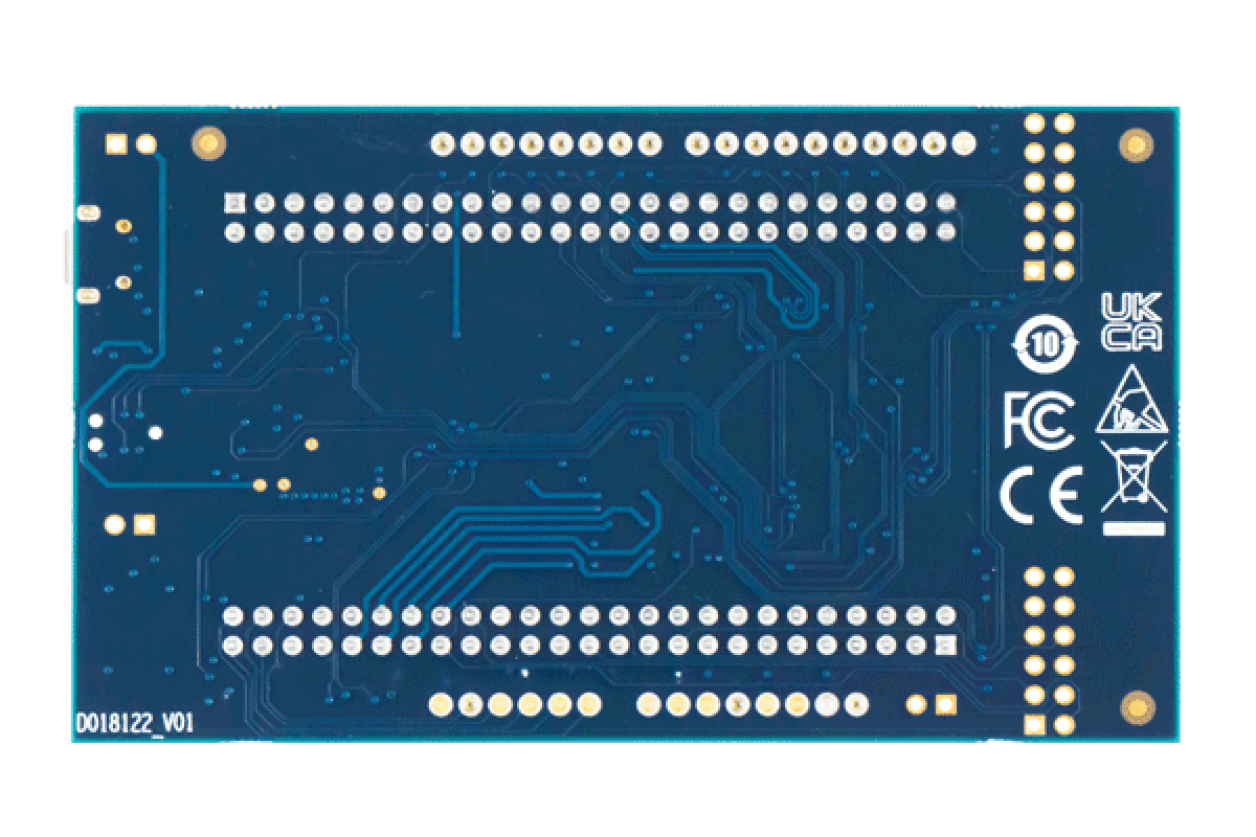 RA6E1 Fast Prototyping Board - Bottom