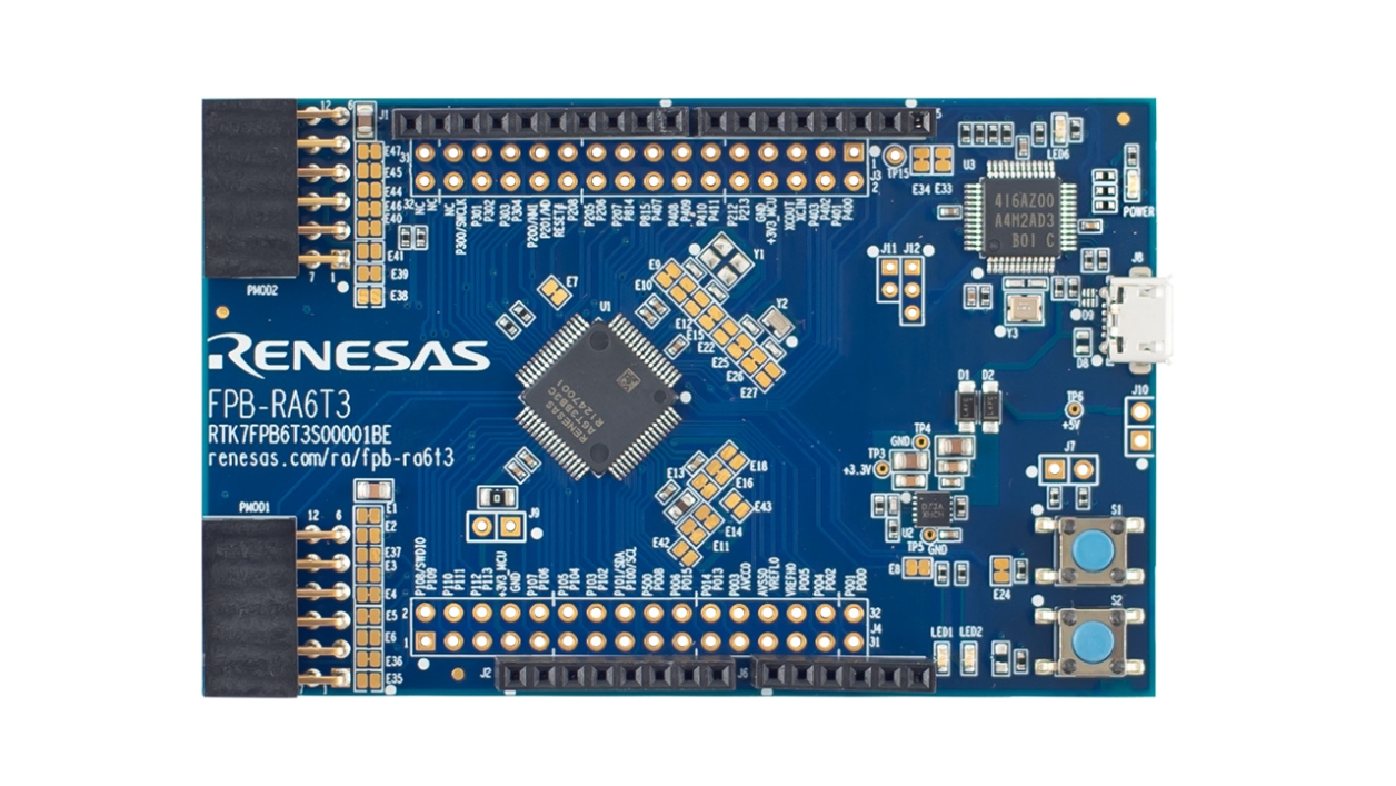 FPB-RA6T3 Fast Prototyping Board - Top
