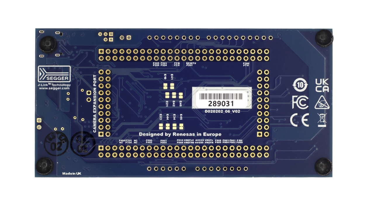 FPB-RA8E1 Fast Prototyping Board - Bottom