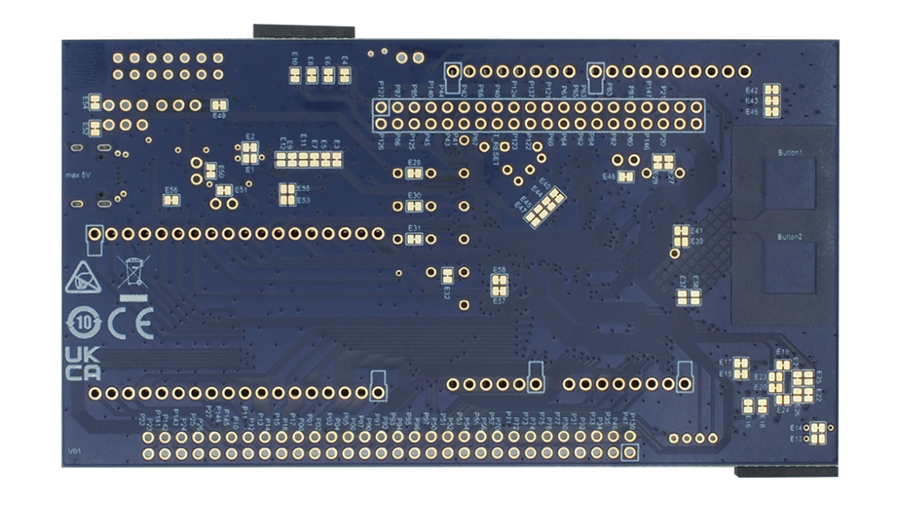 FPB-RL78L23 评估板 - 背面
