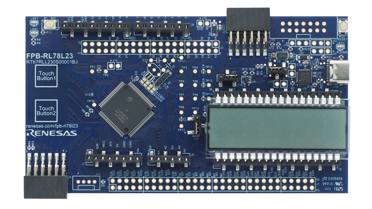 FPB-RL78L23 评估板 - 正面
