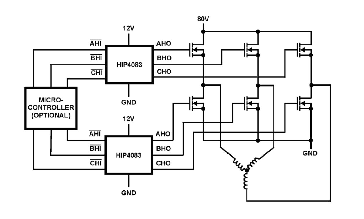 HIP4083 Functional Diagram