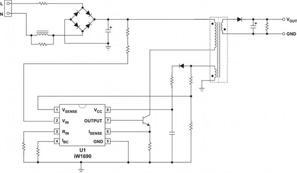 iW1690 Typical Applications Diagram