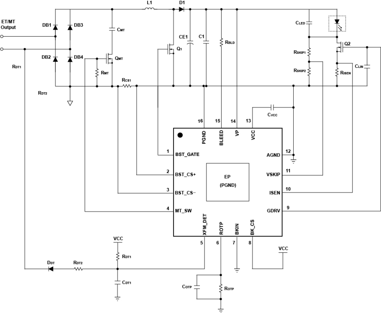 iW3662 Typical Applications Diagram