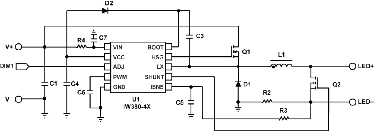iW380-4x Typical Applications Diagram