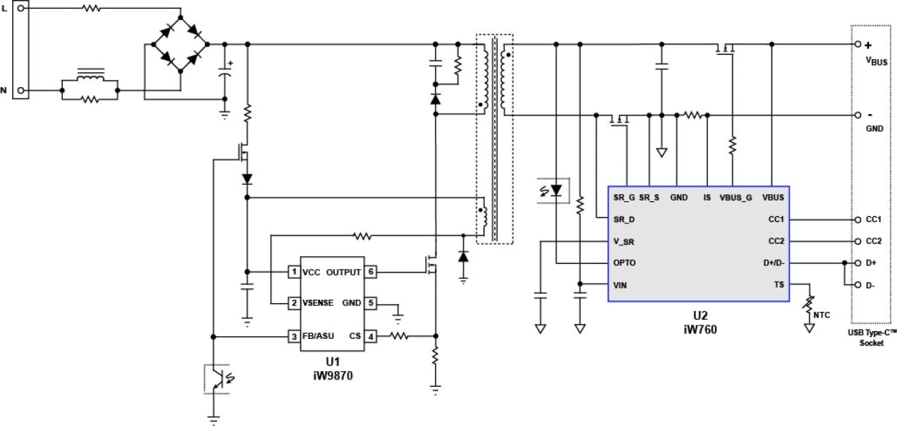 iW760/iW9870 Typical Applications Diagram