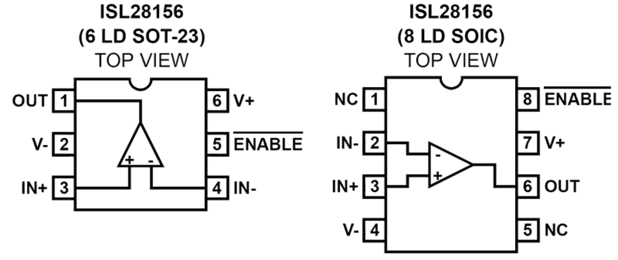 ISL28156 Functional Diagram