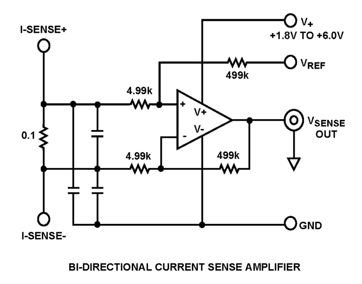ISL28233_ISL28433 Functional Diagram