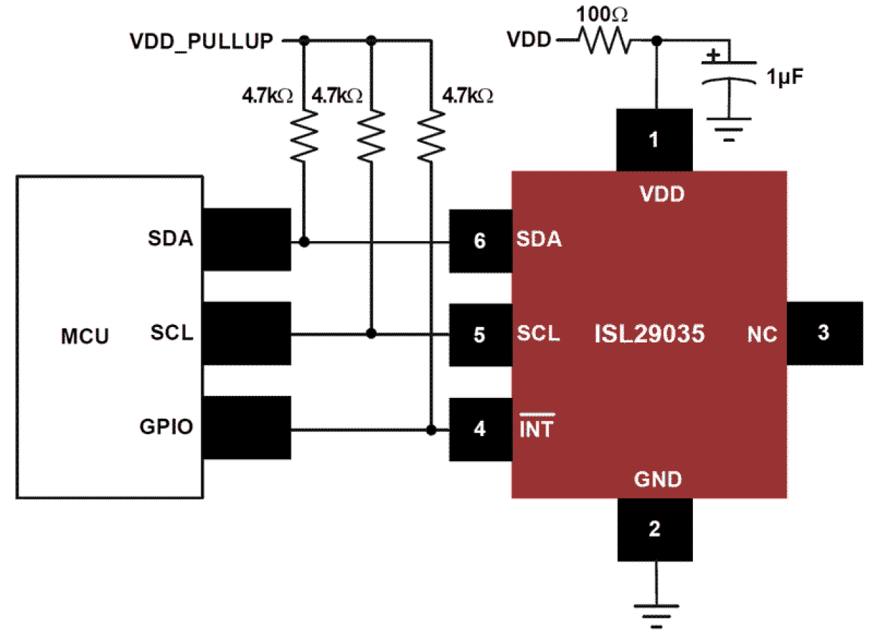 ISL29035 Functional Diagram