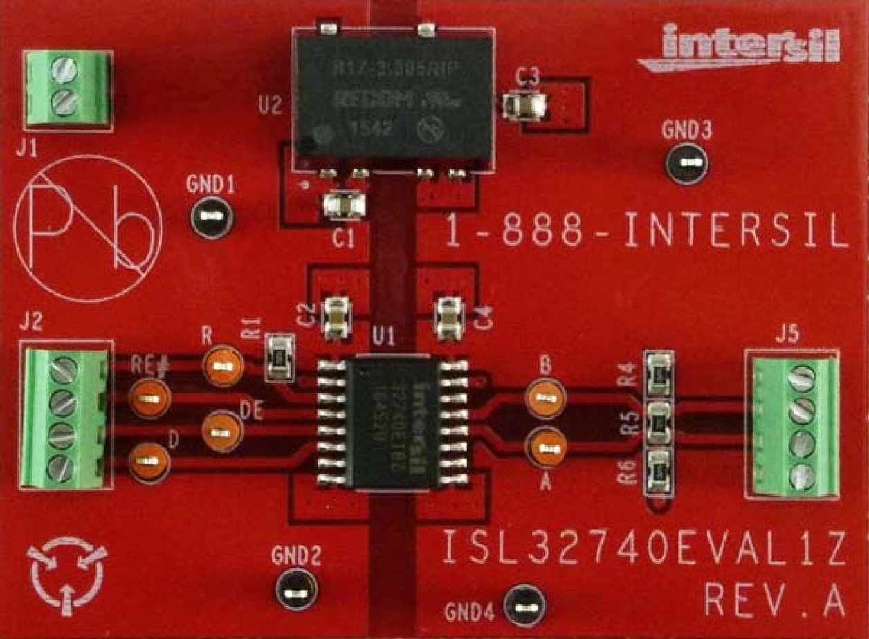ISL32741EVAL1Z Isolated RS‑485 Transceiver