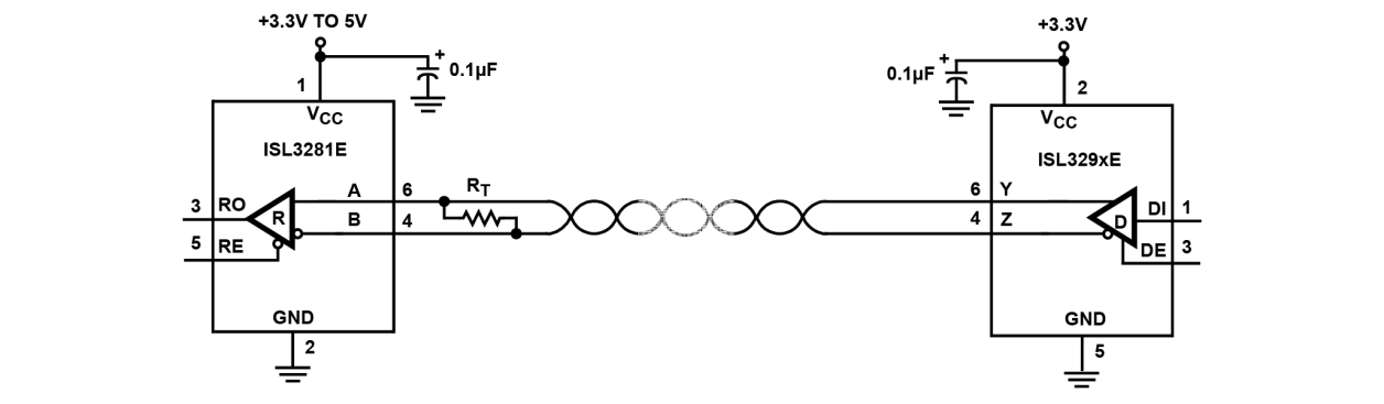 ISL3295E_ISL3298E Functional Diagram