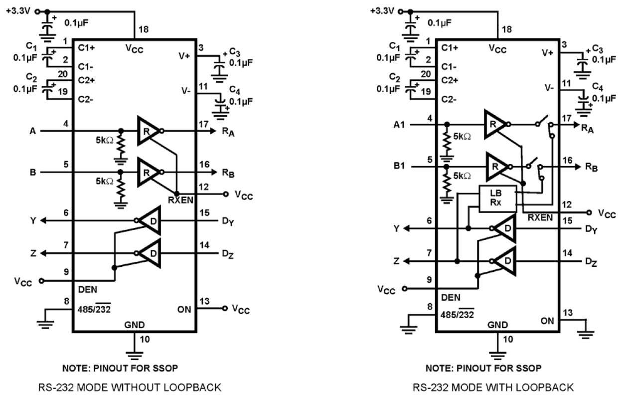 ISL3330_ISL3331 Functional Diagram