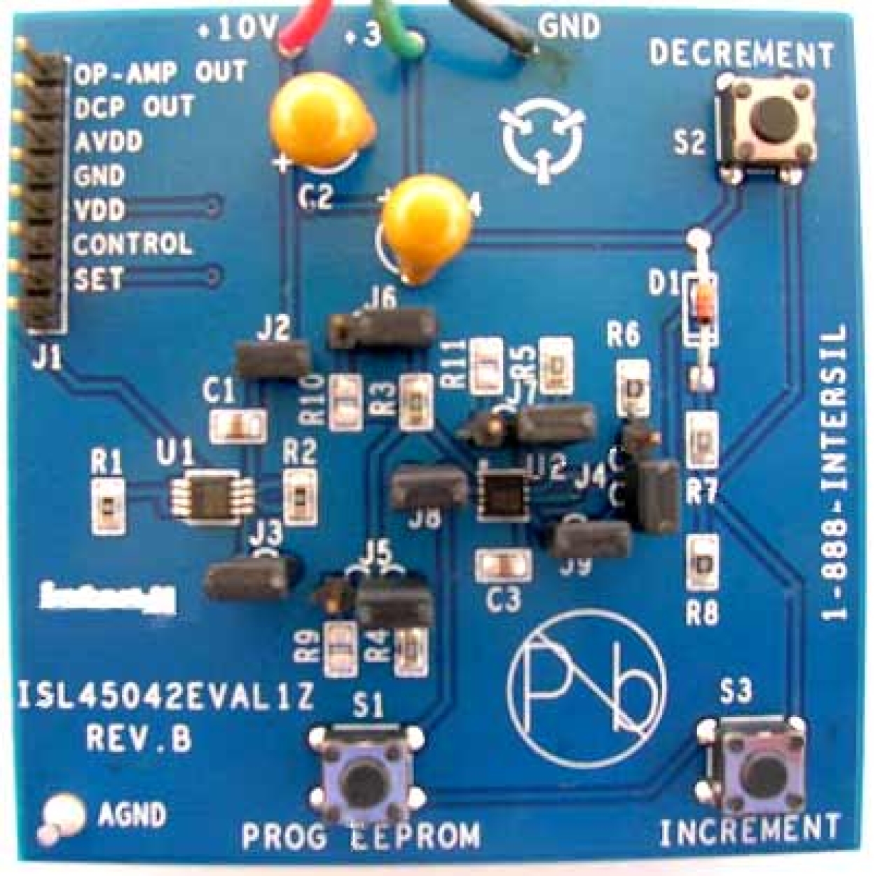 ISL45042EVAL1Z LCD Module Calibrator Eval Board