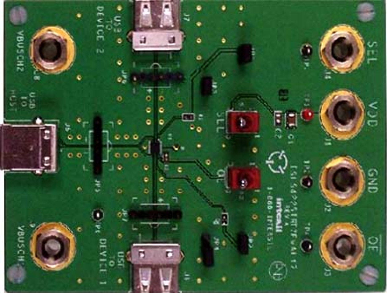 ISL54225IRTZEVAL1Z High-Speed Multiplexer Eval Board