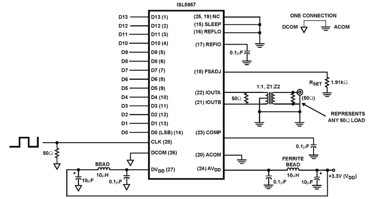 ISL5957 Functional Diagram
